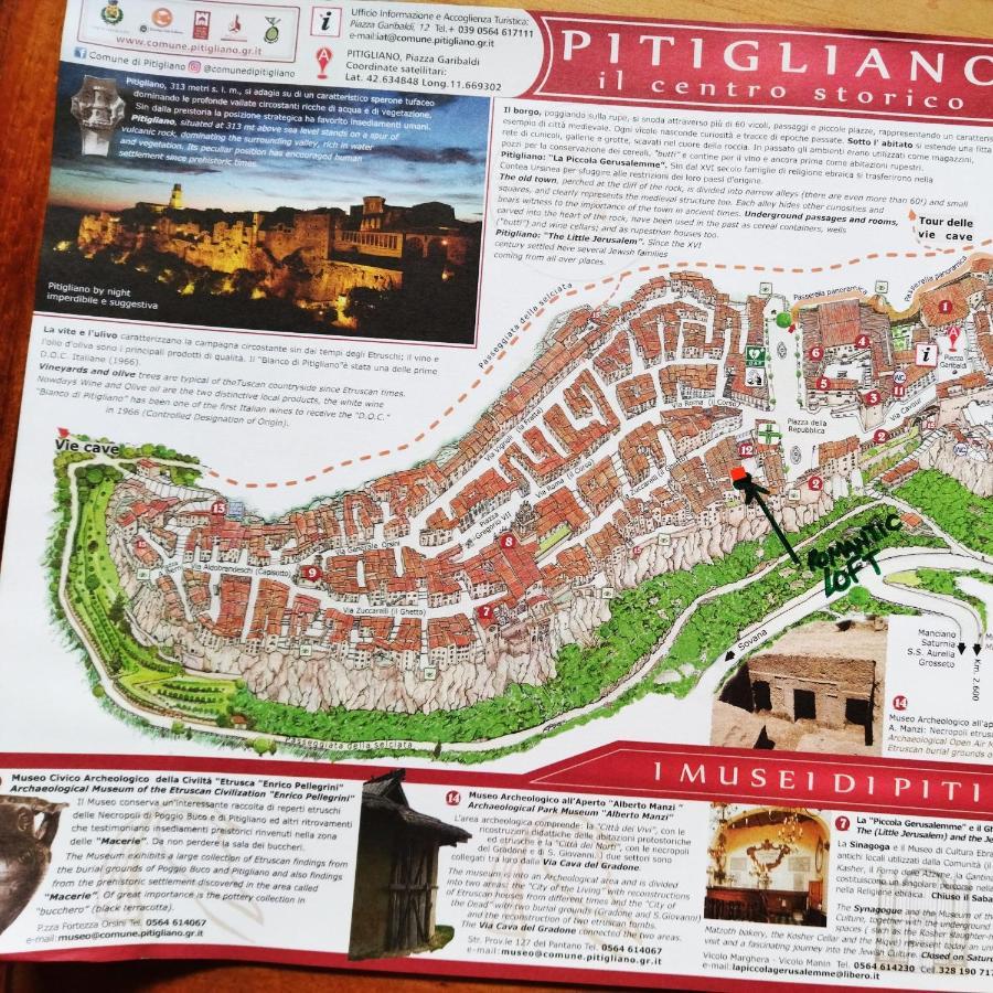 Romantic Loft Pitigliano Bagian luar foto